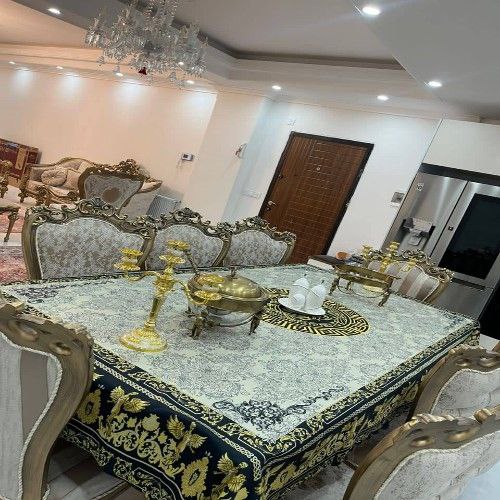 راهنمای خرید رومیزی مخمل دایره‌ای و مستطیلی | معرفی بهترین سایزها و مدل‌ها